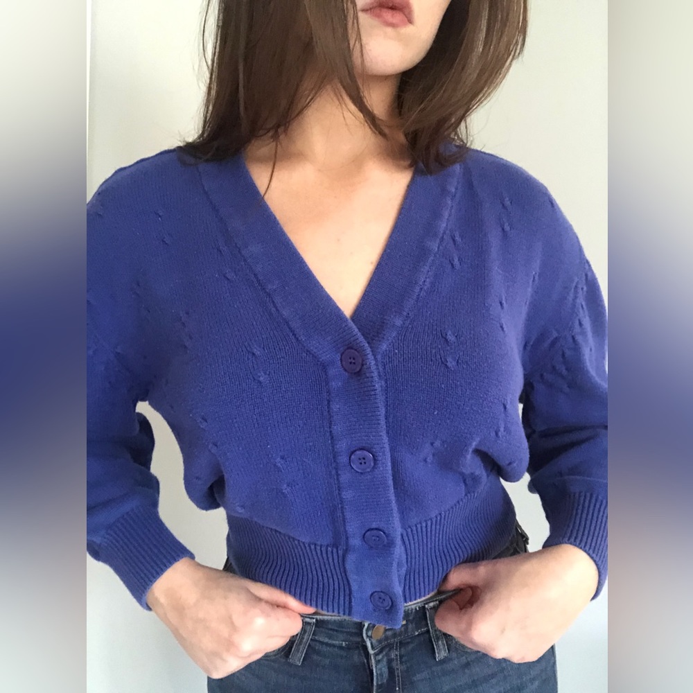 Vintage Saddlebred Cropped Cardigan
